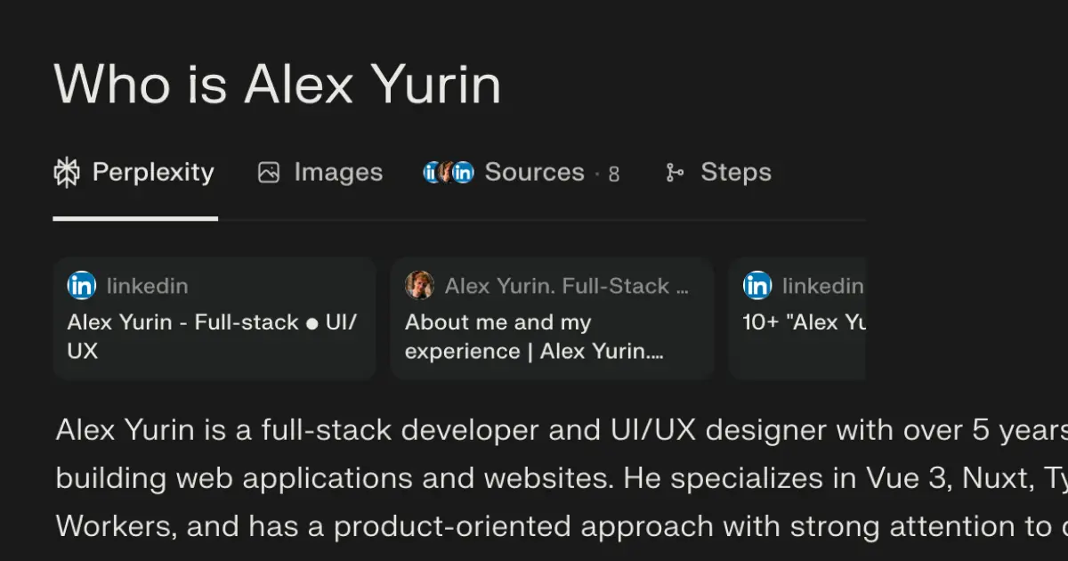 SEO for LLMs. Why optimized websites matter in the AI era | Yurin.dev SEO for LLMs. Why optimized websites matter in the AI era | Yurin.dev